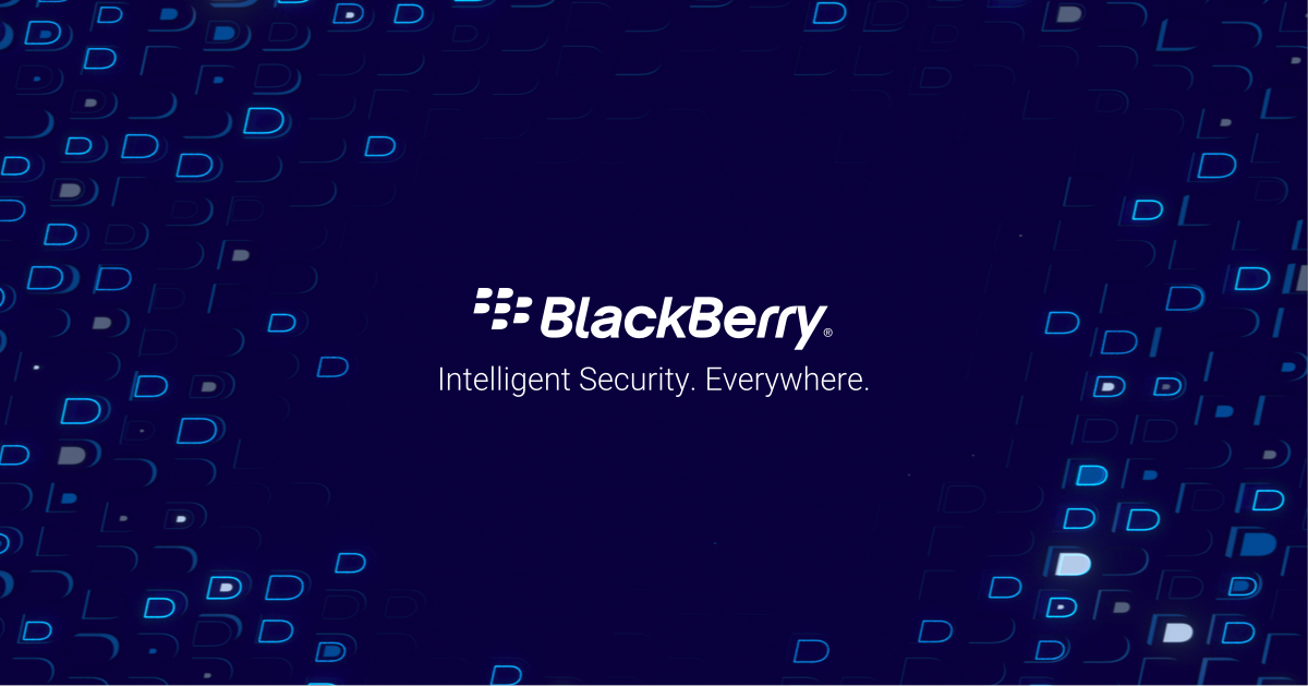 BlackBerry u2013 Intelligent Security. Everywhere.